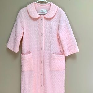💕Gorgeous Vintage Komar Full Length Quilted House Coat